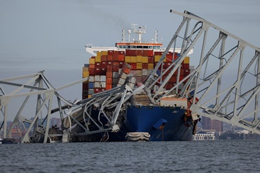 

The Singapore cargo ship Dali chartered by Maersk, which crashed into the Baltimore, US bridge on Tuesday 26 March, was carrying 764 tons of hazardous materials to Sri Lanka, 


