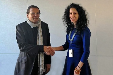 

Former President Maithripala Sirisena who is on a visit to the United States held talks with US Deputy Assistant Secretary of State at the State Department Afreen Akhter.

 

