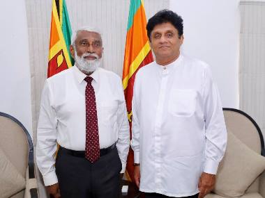 
Former Sri Lanka Navy Commander Daya Sandagiri obtained membership of the Samagi Jana Balawegaya (SJB) from party leader Sajith Premadasa a shortwhile ago.

He has been appointed as an advisor to the party.


