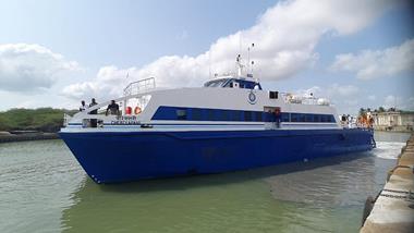 

The Government of India has decided to bear the cost towards applicable taxes and other charges to the tune of over LKR 25 million per month for a period of one year for the passenger ferry service between Nagapattinam in India and Kankesanthurai (KKS).


